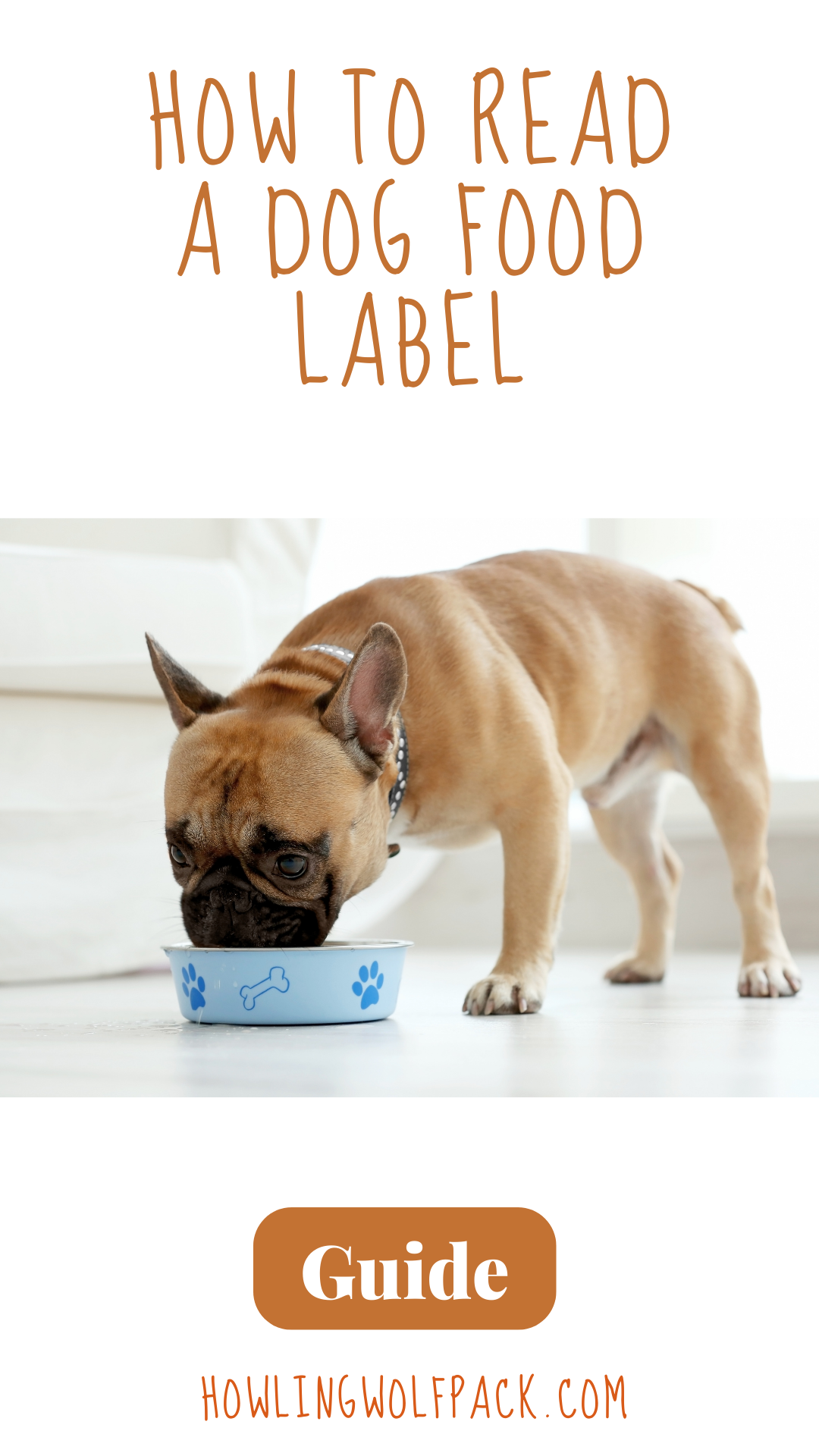 Dog Food Nutrition Label